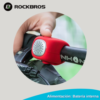 Timbre de silicona para Bicicleta (90 dB) - ROCKBROS